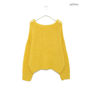 Loose-fit colored knit