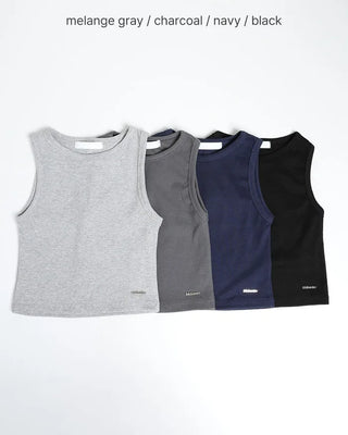 Slim Fit Collar Tank Top