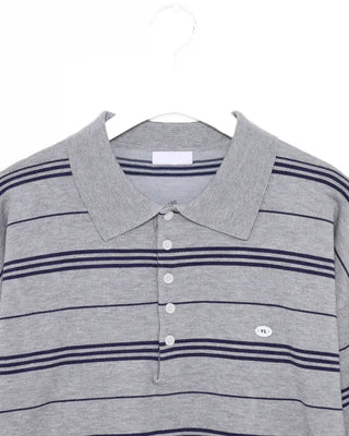 Loose-fitting color-border knit