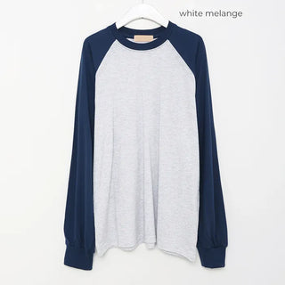 Solid Raglan Long Sleeve T-Shirt