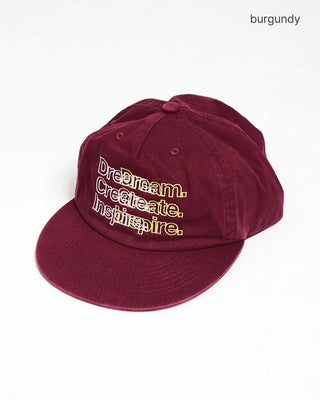 Lettering Stitch Straight Cap