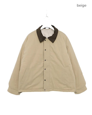 Oversized color-accented blouson