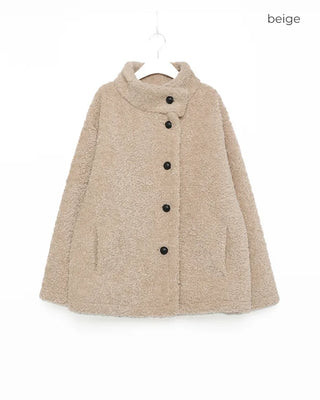 Half-neck boa jacket