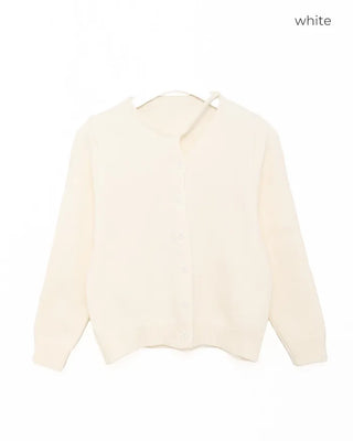 Slit detail cardigan