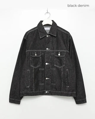 Stitch detail denim jacket