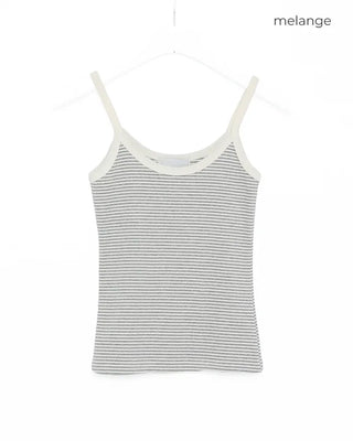 Striped Slim Feed Camisole