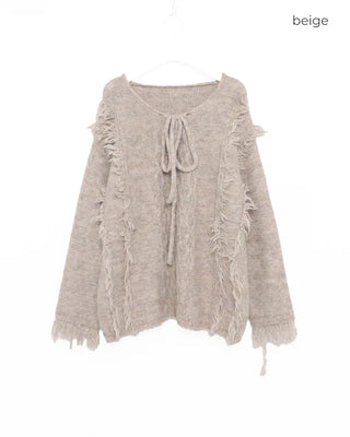 Bust eyelet point knit
