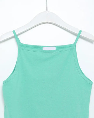 Colored sleeveless top