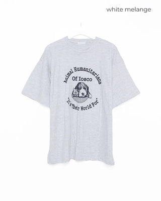 Puppy Lettering Short-Sleeved T-Shirt