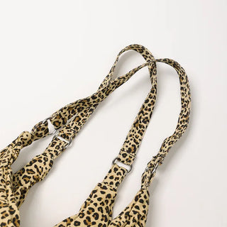 3-way leopard print big bag