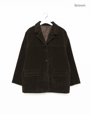 Schian Oversized Suede Jacket