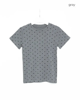 Polka Dot Short-Sleeved T-Shirt