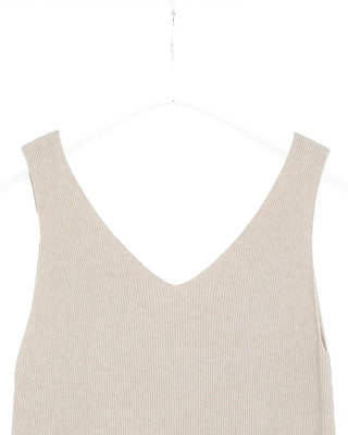 Bustier knit long dress