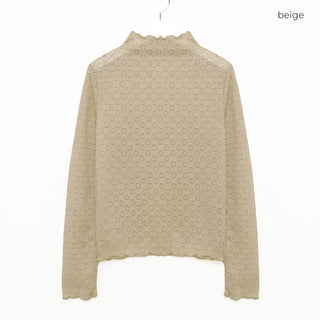 Patterned sheer mellow t-shirt