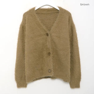 Soft Texture V-Neck Cardigan