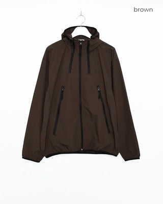Hooded windbreaker