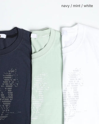 Horse print slim half T-shirt