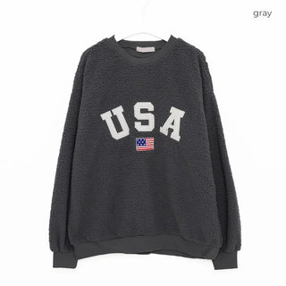 USA Logo Boa Sweatshirt