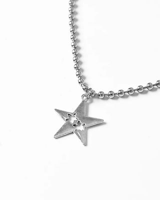 Punching Star Necklace