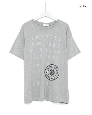 Stamp print T-shirt