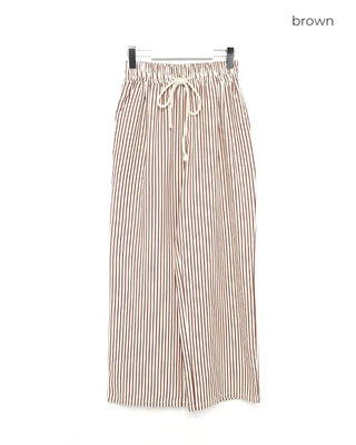 Cotton striped pants