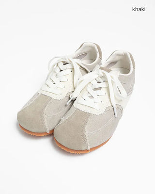 Line bicolor sneakers