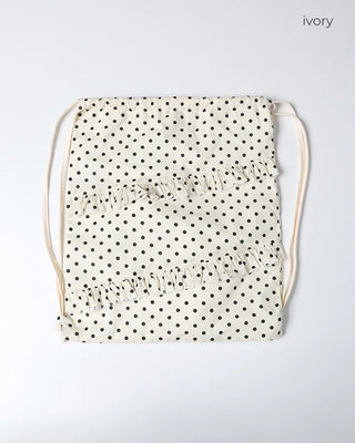 Dot Frill String Backpack