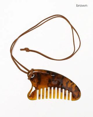 Comb necklace
