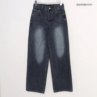 Vintage Washed Denim Pants