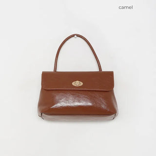 Flap Lock Square Tote Bag