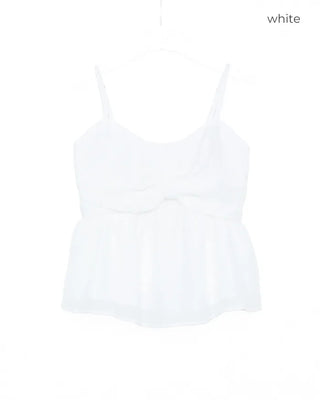 Twisted Frill Bustier Blouse