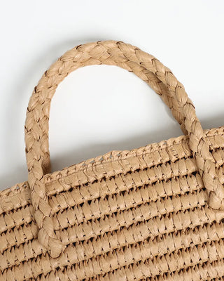 Rattan Square Handbag