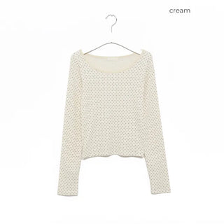 Polka Dot Long T-Shirt