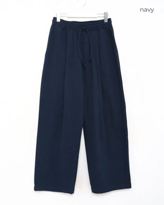(Unisex) Casual Cotton Elastic Waist Pants