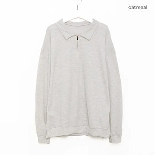 Half-zip sweatshirt