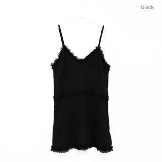Frilled sleeveless mini dress