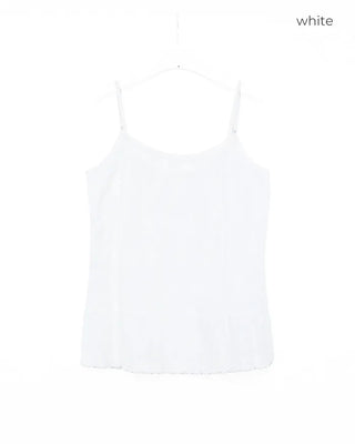 Flower Point Cotton Camisole Top