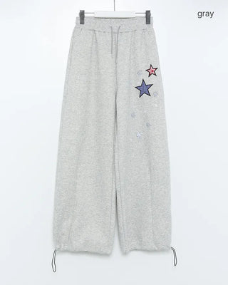 Star Patch Point Sweatpants
