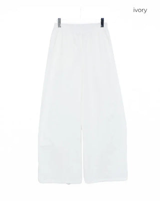 Balloon waist elastic pants