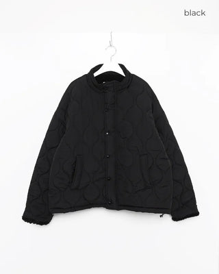 Wave quilted jacket
