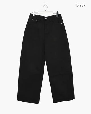 Wide cotton pants