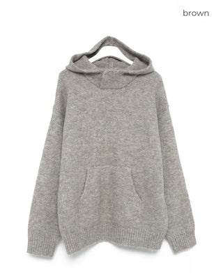 Wool Melange Simple Knit