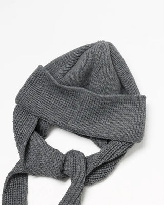 Earflap knit beanie