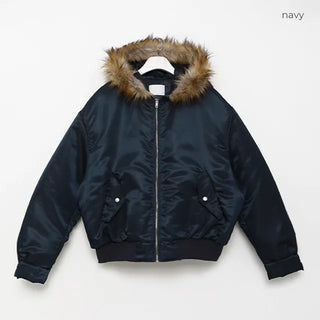 Fur Hooded Jumper