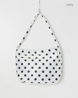 Polka dot shoulder bag