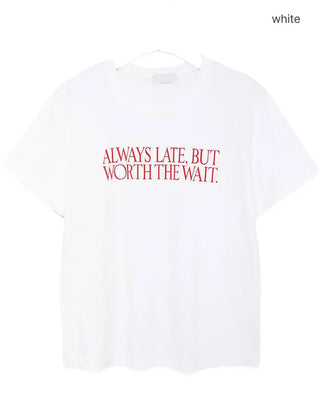 Lettering Short-Sleeved T-Shirt
