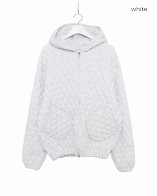 Quilted Hooded Blouson