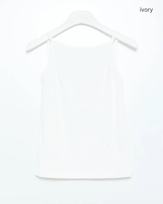 Boat neck basic camisole