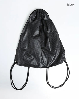 Patterned nylon drawstring bag