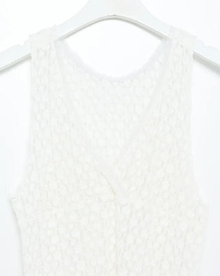 Flower Lace Surplice Neck Sleeveless